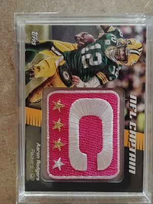 aaron rodgers jersey with captain patch