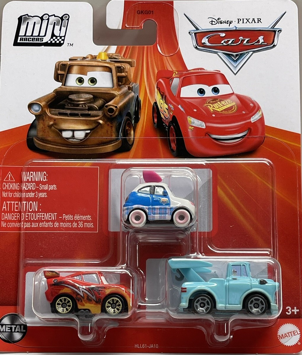 Disney Character Collection ミニカーセット 2009 DISNEY PIXAR CARS #128 LIGHTNING McQUEEN! EYES CHANGE