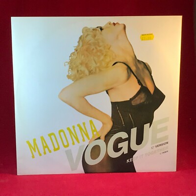 MADONNA Vogue 1990 UK 2-track 12'' vinyl single Keep It Together remix W9851T