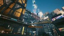 Landscape cyber cyberpunk 2077 building architecture Custom Gaming Mat Desk