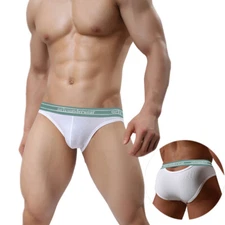 ZONBAILON Men's Underwear Cut-out Briefs Soft Breathable Sexy Cotton Underwear