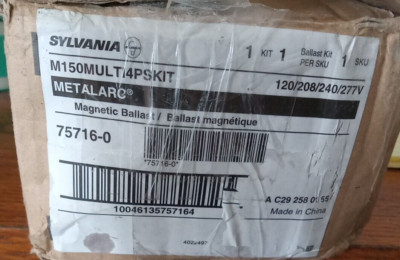 NEW-SYLVANIA-MAGNETIC BALLAST-M150MULTI4PSKIT-METALARC-120/208/240/277V (75716)