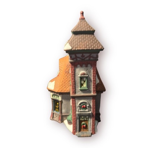 Tienda iluminada de porcelana Heartland Valley Village East Side Souvenirs 2001 - Imagen 9 de 12