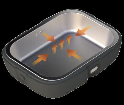 HeatsBox GO, lunchbox riscaldato, applicazione, batteria ricaricabile  integrata