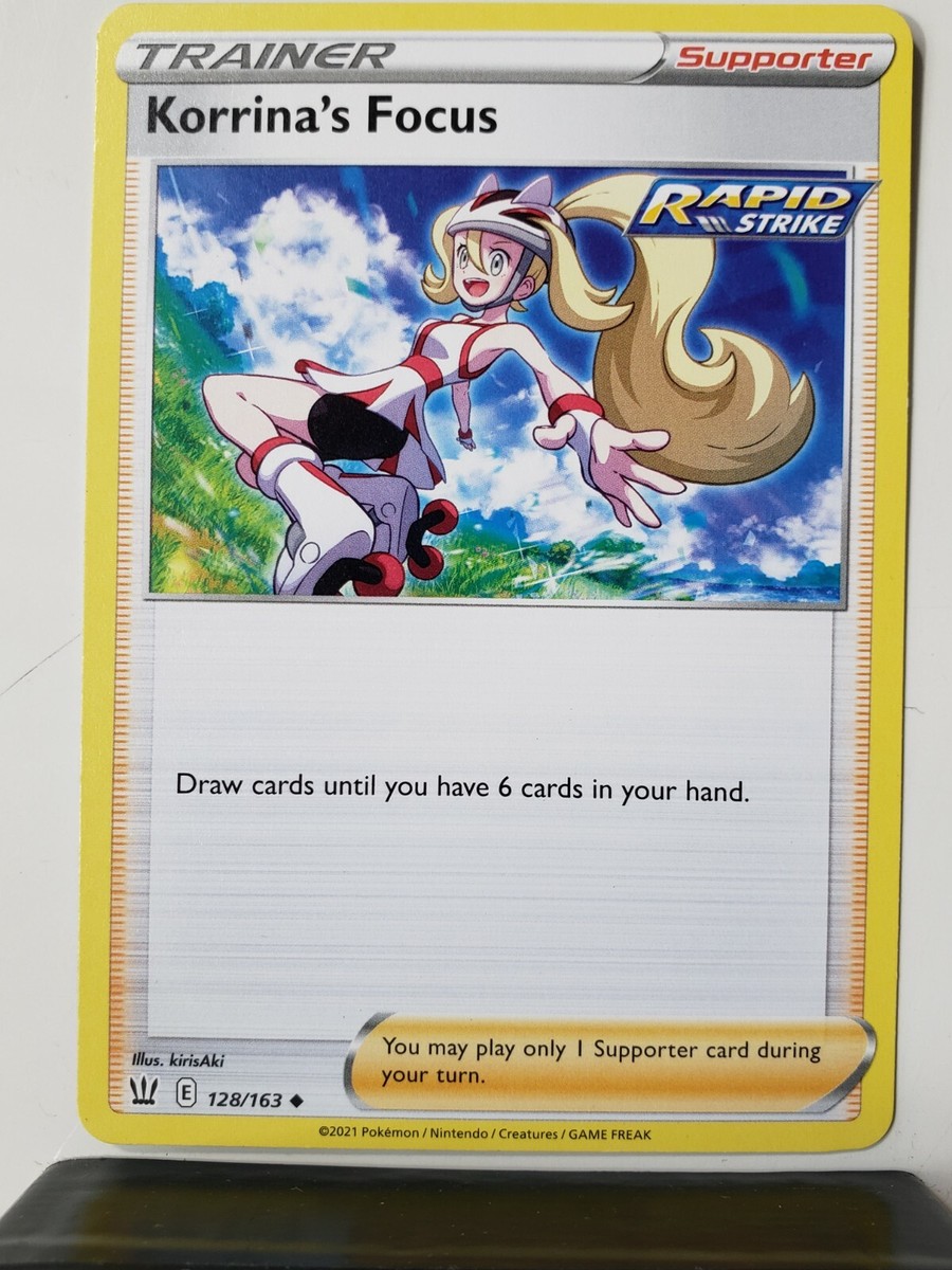 Korrina's Focus 128/163 Near Mint - B1G1F Battle Styles Pokemon