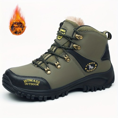 Men's Shock-Absorbing Winter Snow Boots With Non-Slip Sole For Warm, Comfortable Walks main image 1