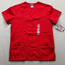 Cherokee Women's Extra Small Red Scrub Shirt NWT