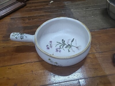 Terre a Feu Style Vintage French Ceramic Cookware Pottery Unmarked Nice! Clean!