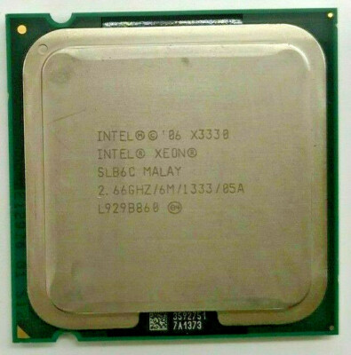 INTEL XEON X3330 SLB6C - Quad Core - 2,66GHz/6M/1333/05A - Sockel LGA775 #606
