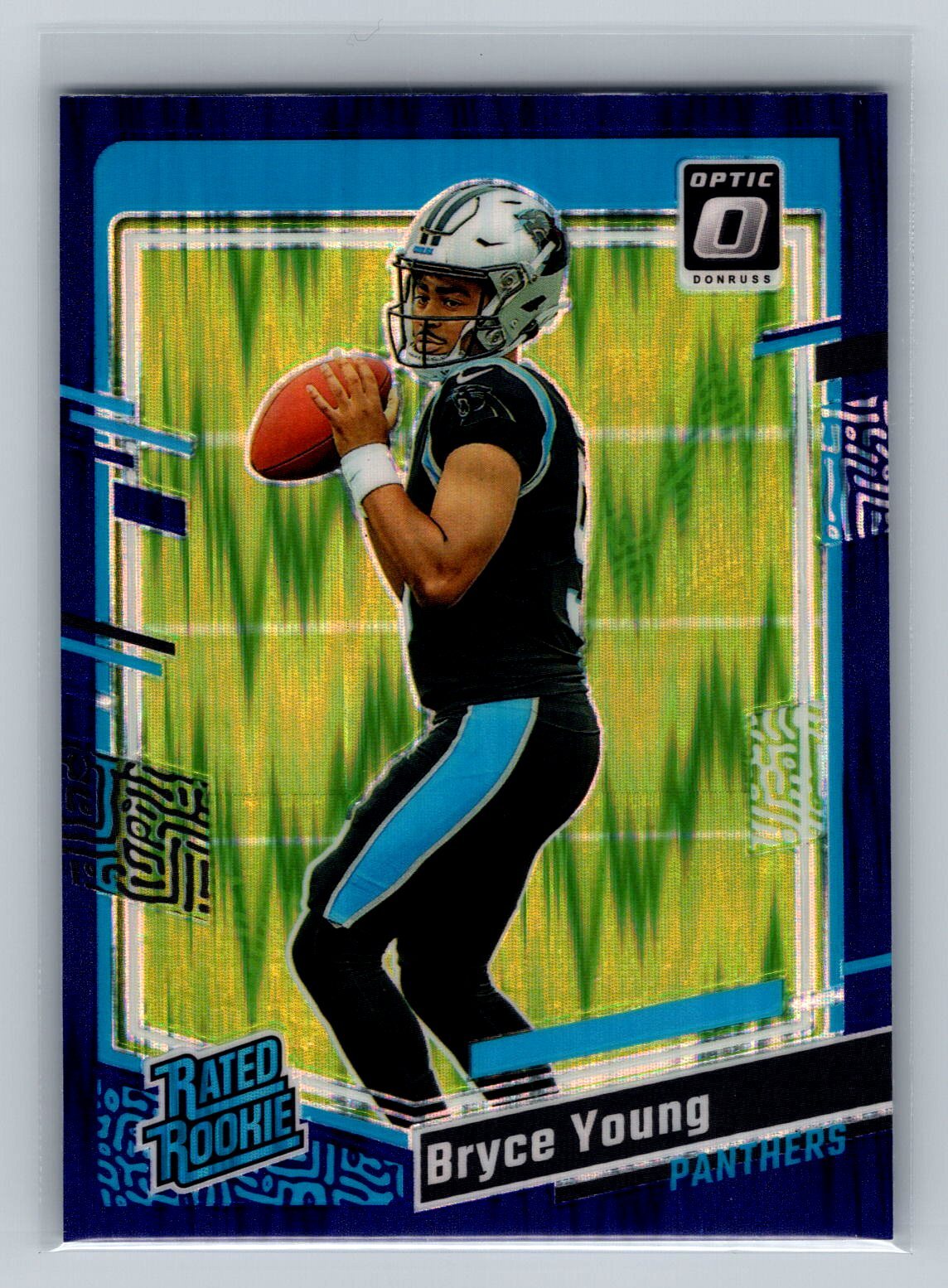 Bryce Young Panini Donruss Optic #213 Purple Shock