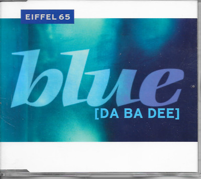 EIFFEL 65 - Blue [Da Ba Dee] CDM 6TR Italo Eurodance 1999 (BMG) Germany