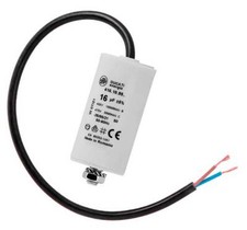Kondensator Für Elektromotoren Anlaufkondensator 40µF 425V – Für Motoren, 45x92mm, Mit 35cm Kabel, Von Ducati Energia Anlauf Kondensator