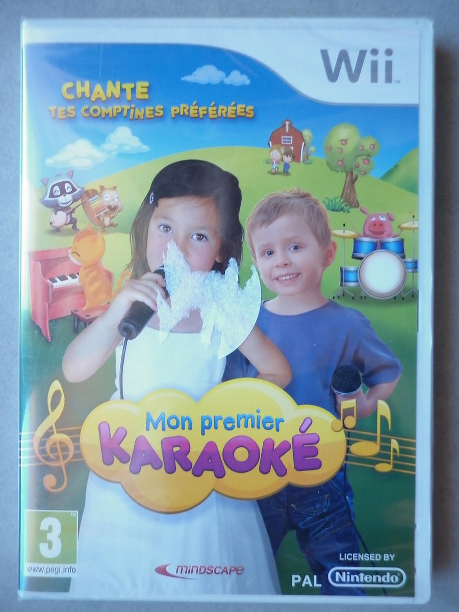 Jeu "Mon Premier Karaoké" Sur Wii/WiiU - Pour Enfants, En Français, état Très Bon