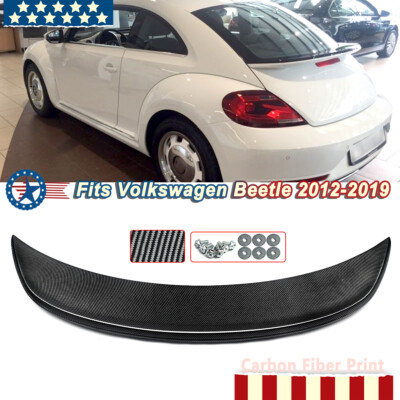 For Volkswagen Beetle 2012-2019 Rear Spoiler Lip Factory Style Carbon ...