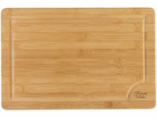 Planche à découper antibactérienne en bambou - 38 x 25 cm - Rosenstein & Söhne