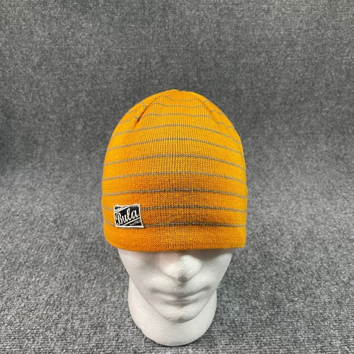 Bula Knitted Beanie Hat One Size Orange 