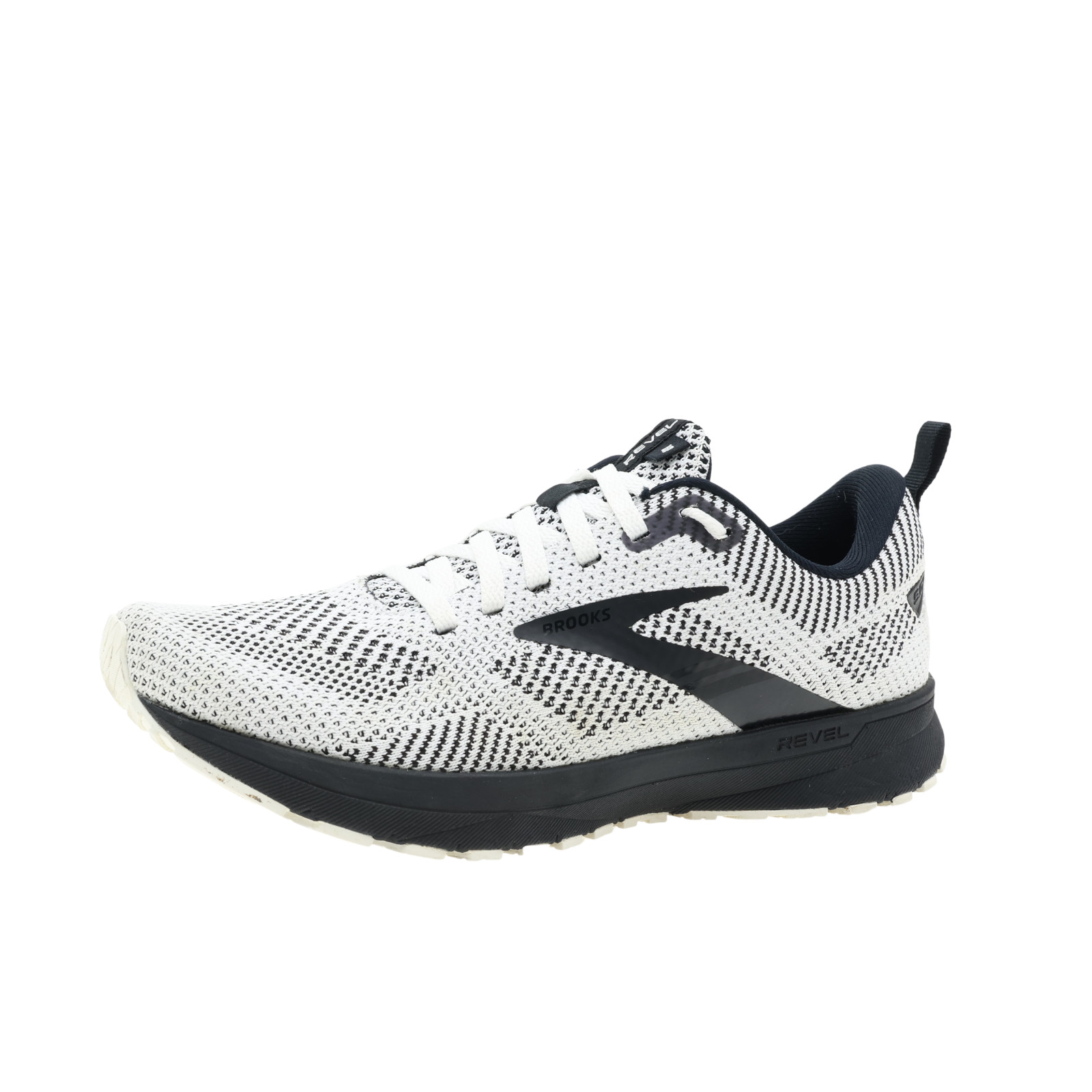 Brooks Woman's Revel 5 Hybrid Running Shoe Sneaker Wh… Gem