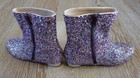 Crewcuts JCrew Girls Glitter Tiny Heel Boots Size 5 EUC Made in Italy! — photo 7
