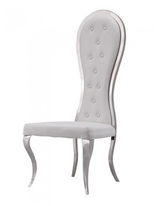 Details Sur Charlotte Royale Chesterfield Sans Accoudoirs Fauteuil Simili Cuir Blanc Afficher Le Titre D Origine