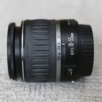 Canon EF-S 18-55 lens with Canon EW-60C lens hood