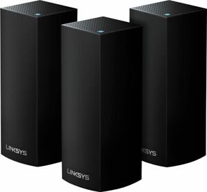 Linksys - Velop Tri-Band Mesh Wi-Fi 5 System (3 Pack)-Black WHW0301B-RM2 - Click1Get2 Cyber Monday