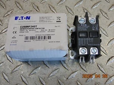 (1) NEW EATON C25BNF240T 2 Pole 24 VAC 40 AMP Definite Purpose Contactor