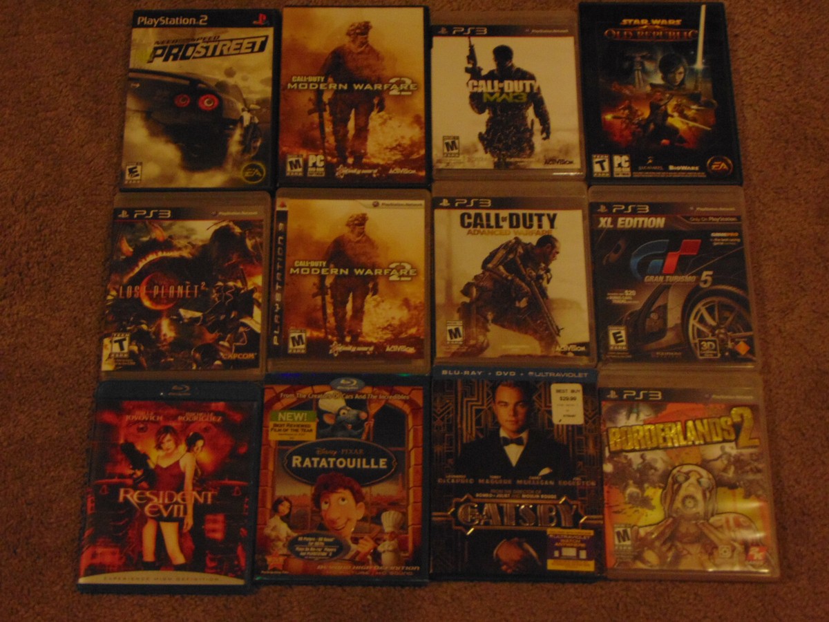 PS2 PS3 PC GAMES BLU-RAYs DVDs - 34 GAMES MOVIES ULTRAMARINES 