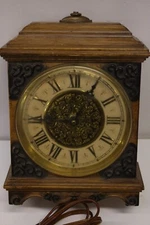 Vintage SPARTUS Electric Kitchen Wall Clock 9" x 6" Works - 07