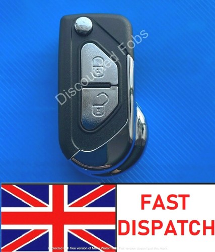 Citroen DS3 2009-2017 Custodia Telecomando Flip 2 Pulsanti - Foto 2