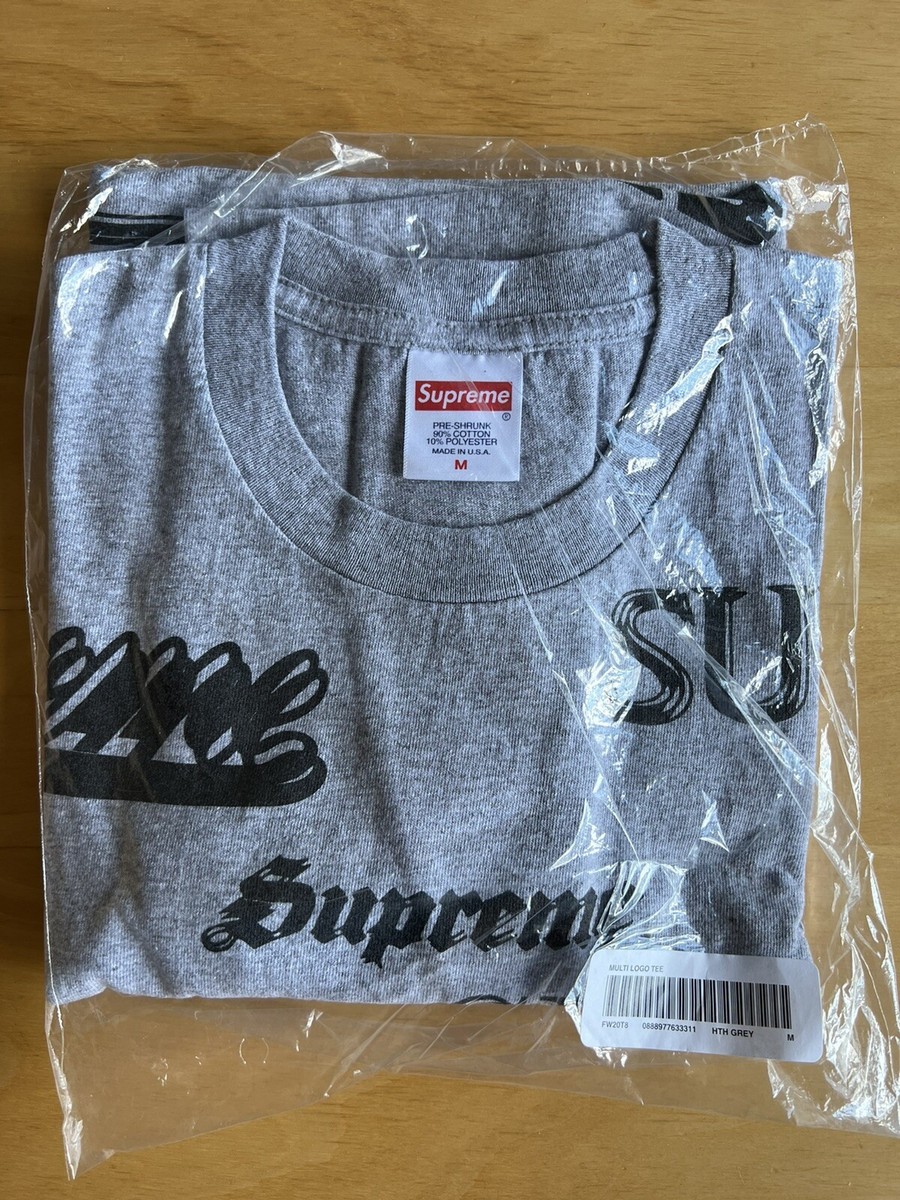Supreme Multi Logo Tee ティ AW FW 20 WEEK 1 Supreme Multi Logo Tee (FW20) - $44