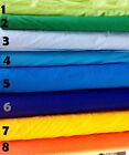 Broadcloth Apparel Fabric Solid Cotton Polyester Blend 60" 27 Colors By The Yard