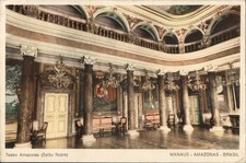 Manaus, Brazil Teatro Amazonas (Salao Nobre) 1961 Brasil Vintage Postcard