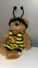 Rare 1997 Ruggable Bee Bear Plush Stuffed Animal