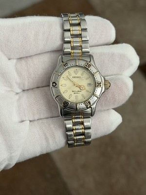 Rare Vintage Seiko Scuba 7N85-0040 Ladies Diver Sports