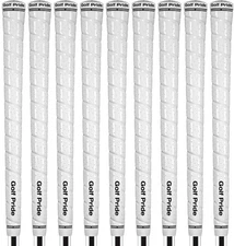 Golf Pride Tour Wrap 2G Golf Grips Midsize White - Set of 9 - High Tack