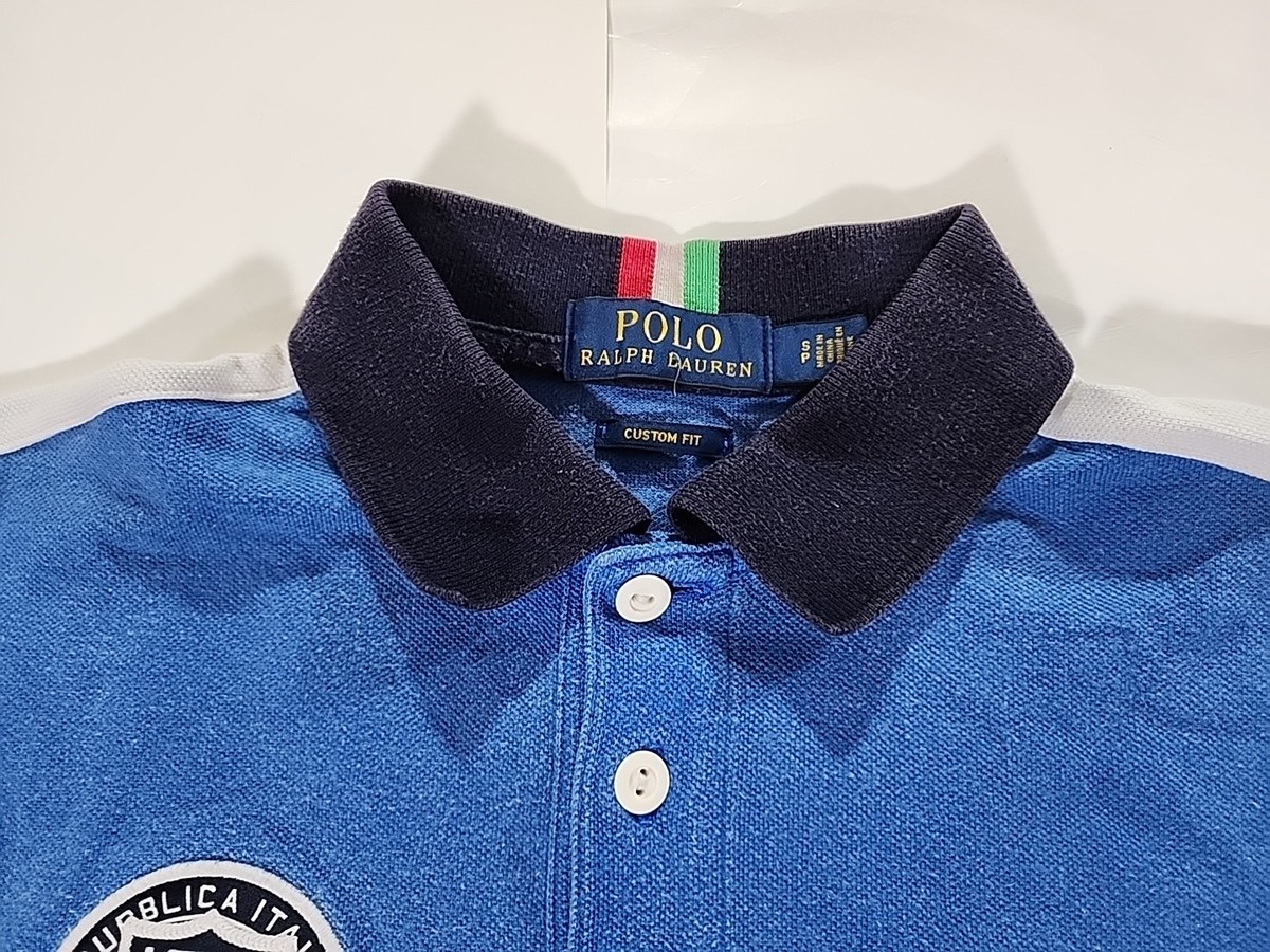 slim fit POLO RALPH LAUREN ビックポニー　チーフキーフ Polo Ralph Lauren Italia Mens Small Custom Fit Chief Keef