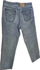 LEVI'S 540 Jeans Men's 36x34 (34x30) Faded Black USA MADE Vintage 40540-0259 VTG