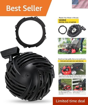 Replacement Pull Starter for 140cc Briggs Stratton Mowers - Tough ABS Plastic