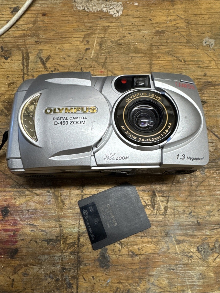 Olympus D-460 Zoom Silver 1.3 Mega Pixel Digital Camera with 3x
