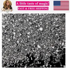 Crushed Glass Irregular Metallic Chips 100g Sprinkles Chunky Glitter for Nail...