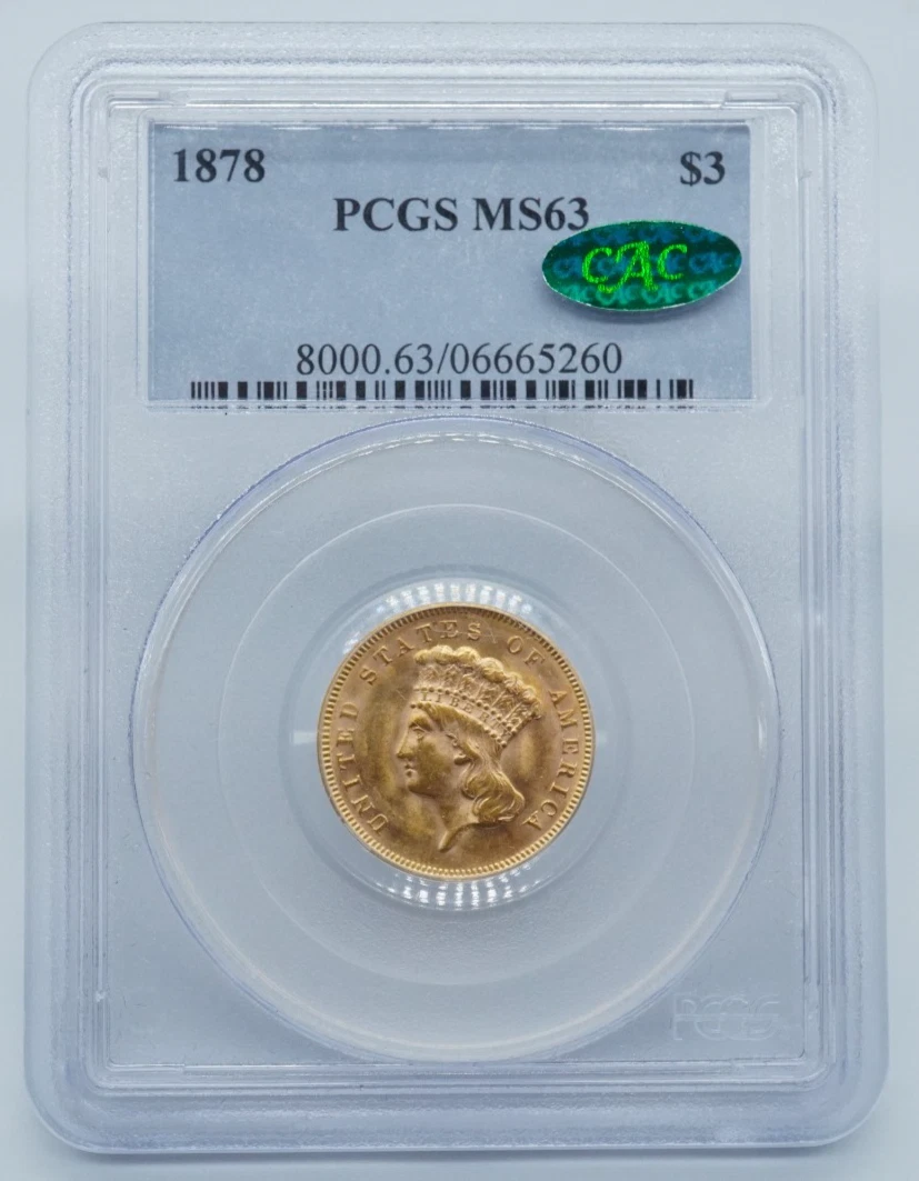 Philadelphia 1878 Year US Gold $3 & $4 Coins for sale | eBay