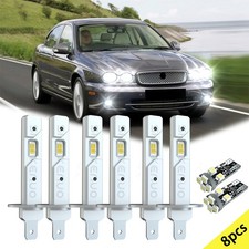 Fits Jaguar X-Type Led White Xenon 6000k Headlight Fog Side Light Bulbs 2001-09