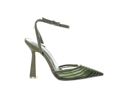 JLO by Jennifer Lopez Womens Torrie Green Ankle Strap Heels Size 6.5 (7782674)