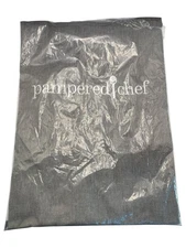 Pampered Chef Apron Consultant Grey Adult One Size New in Open Package Kitchen
