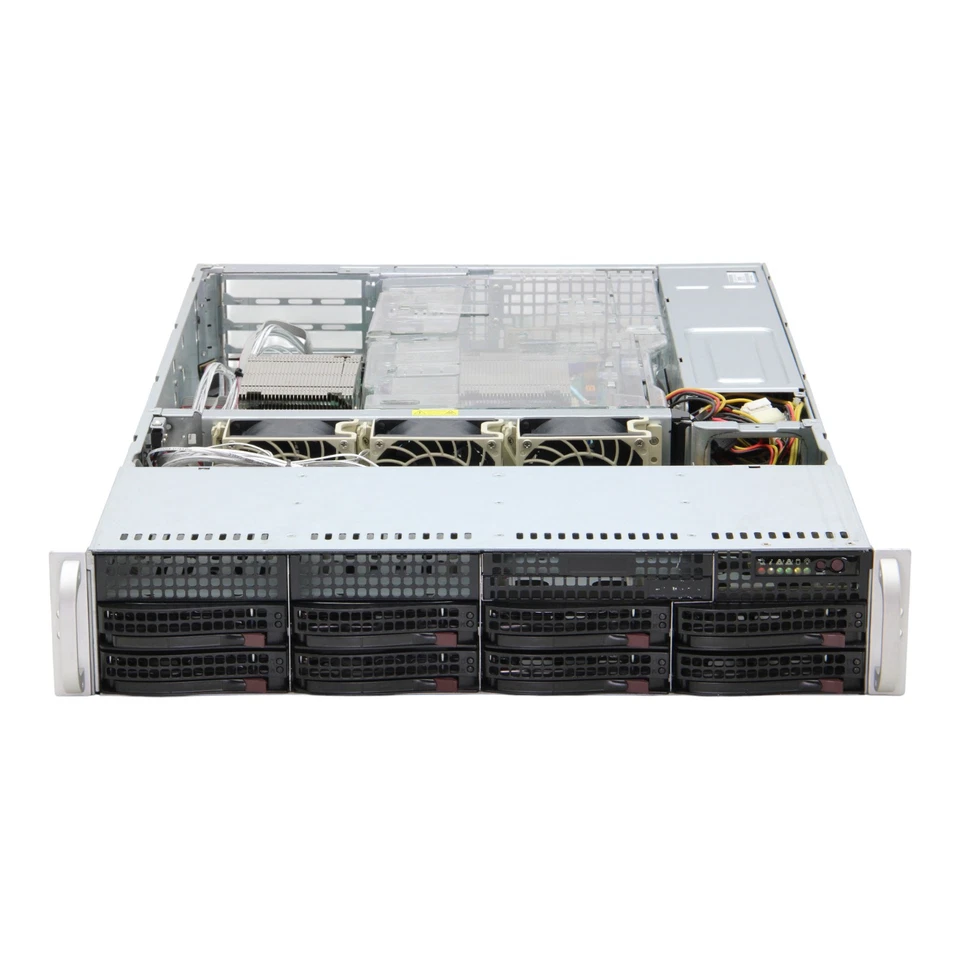Supermicro CSE-825 X10DDW-i LGA2011-3 0GB DDR4 8x LFF Rack Server - Bild 3 von 4