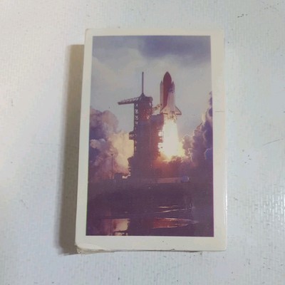 Vintage ''NASA Space Shuttle Launch'' Playing Cards by ARRCO new sealed US Import 