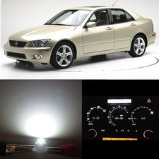 12 Pack Extremely Bright White LED Gauge and Climate Control Bulbs for Lexus IS3