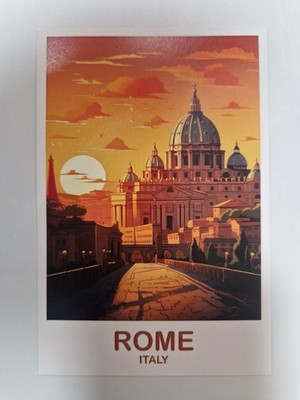 100. Souvenir Postkarten 10X15cm Rom Italien Postcard Rome Italy Dekoration 