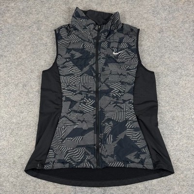 Nike Running Essential Flash Running Vest Full Zip Womens Medium M *