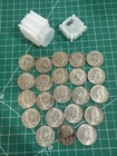 Lot of 22 40% Silver Kennedy Half Dollar 1969 Collectable Coin Stacking Junk
